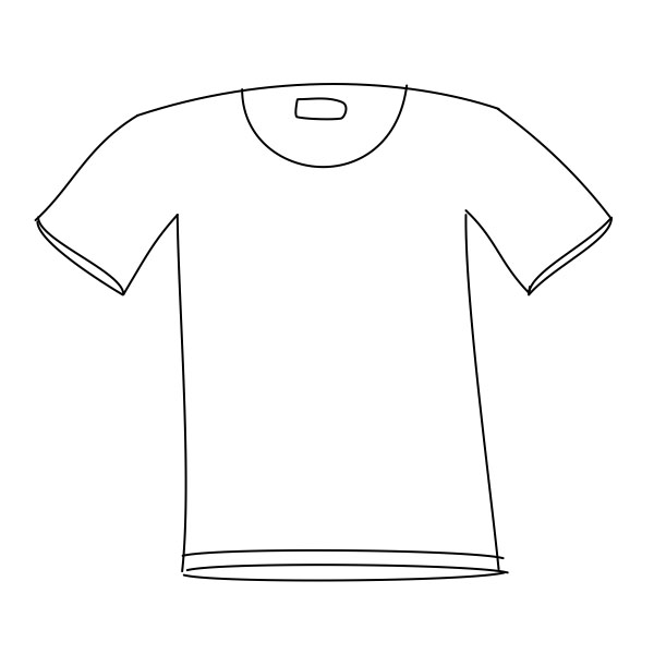 Textilgarn selbst herstellen, Schritt 1: T-Shirt